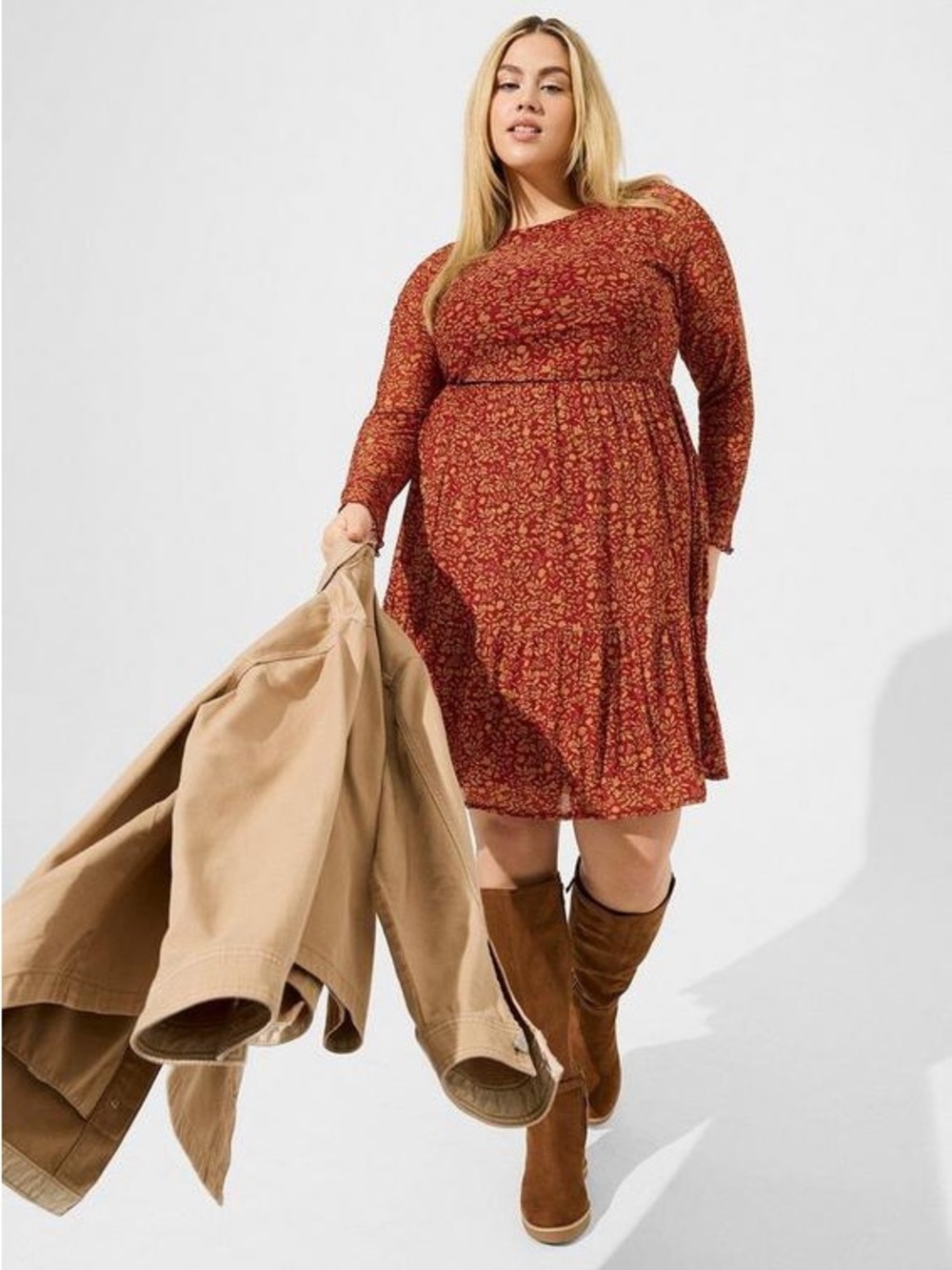 Torrid Ruffled Mini Dress